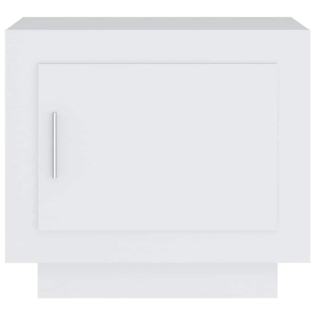 Coffee Table White Storage Cabinet 51W x 50D x 45H cm