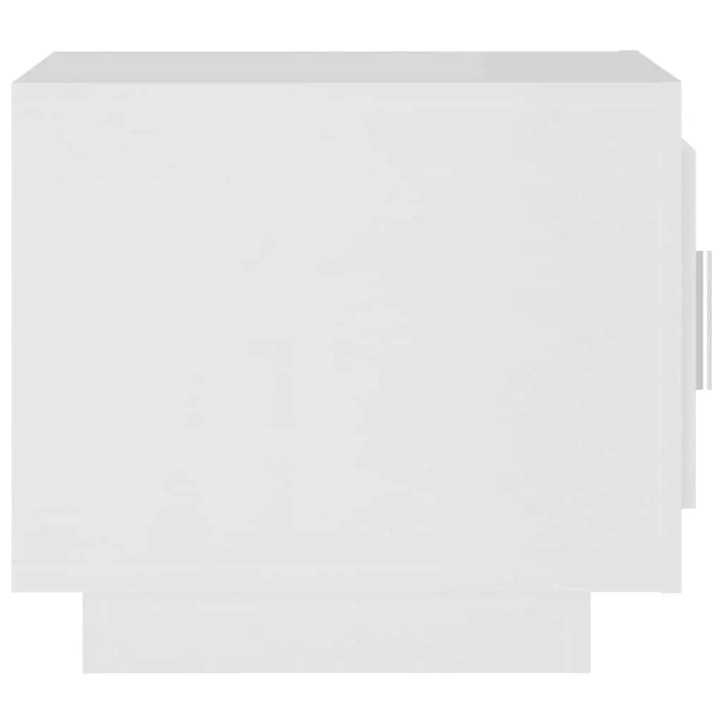 Coffee Table White Storage Cabinet 51W x 50D x 45H cm