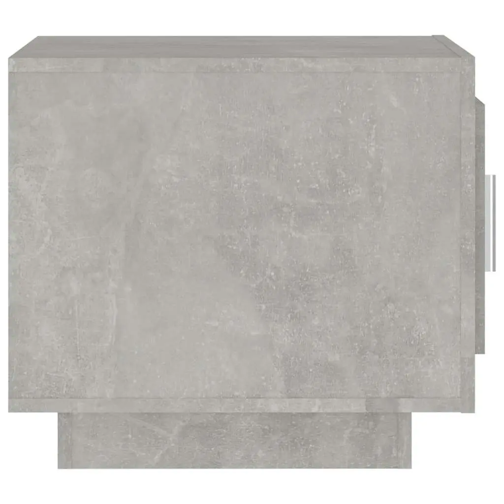 Coffee Table Grey 51x50x45 cm Storage Door Accent Home Furniture Couch Side