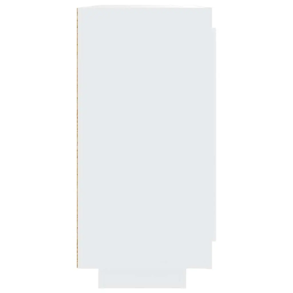 Sideboard White Storage Cabinet with Doors and Shelves 92 x 35 x 75 cm