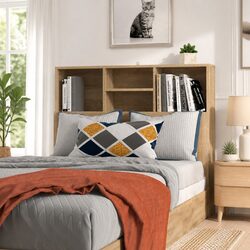 Your Perfect 100cm Brown Headboard Cabinet Solution