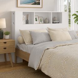 Your New White Headboard Cabinet: Versatile and Stylish