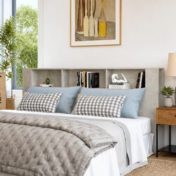 Your Ideal Grey Headboard Cabinet for Organized Storage