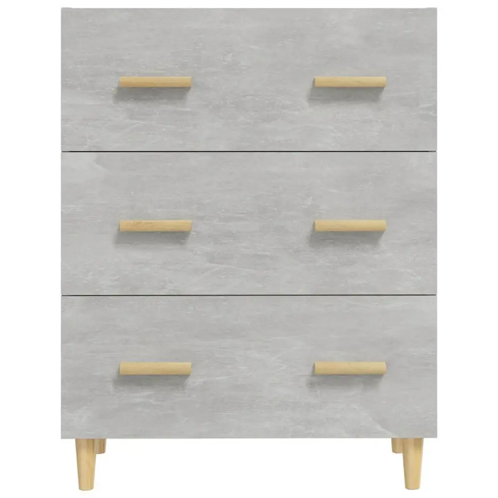 Grey Sideboard with 3 Drawers for Storage Needs