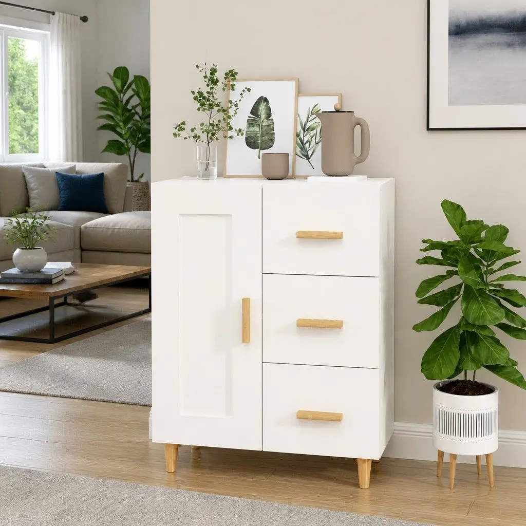 High Gloss Sideboard for Storage and Style