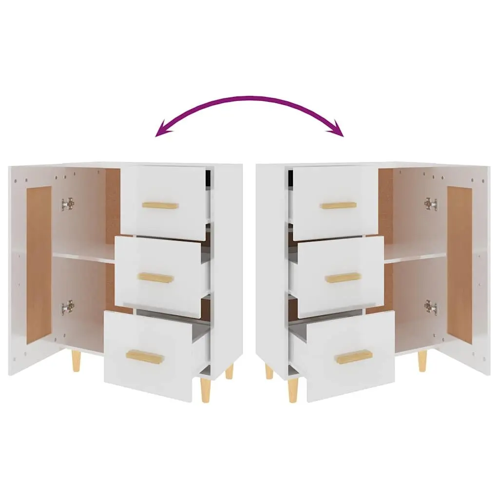 High Gloss Sideboard for Storage and Style