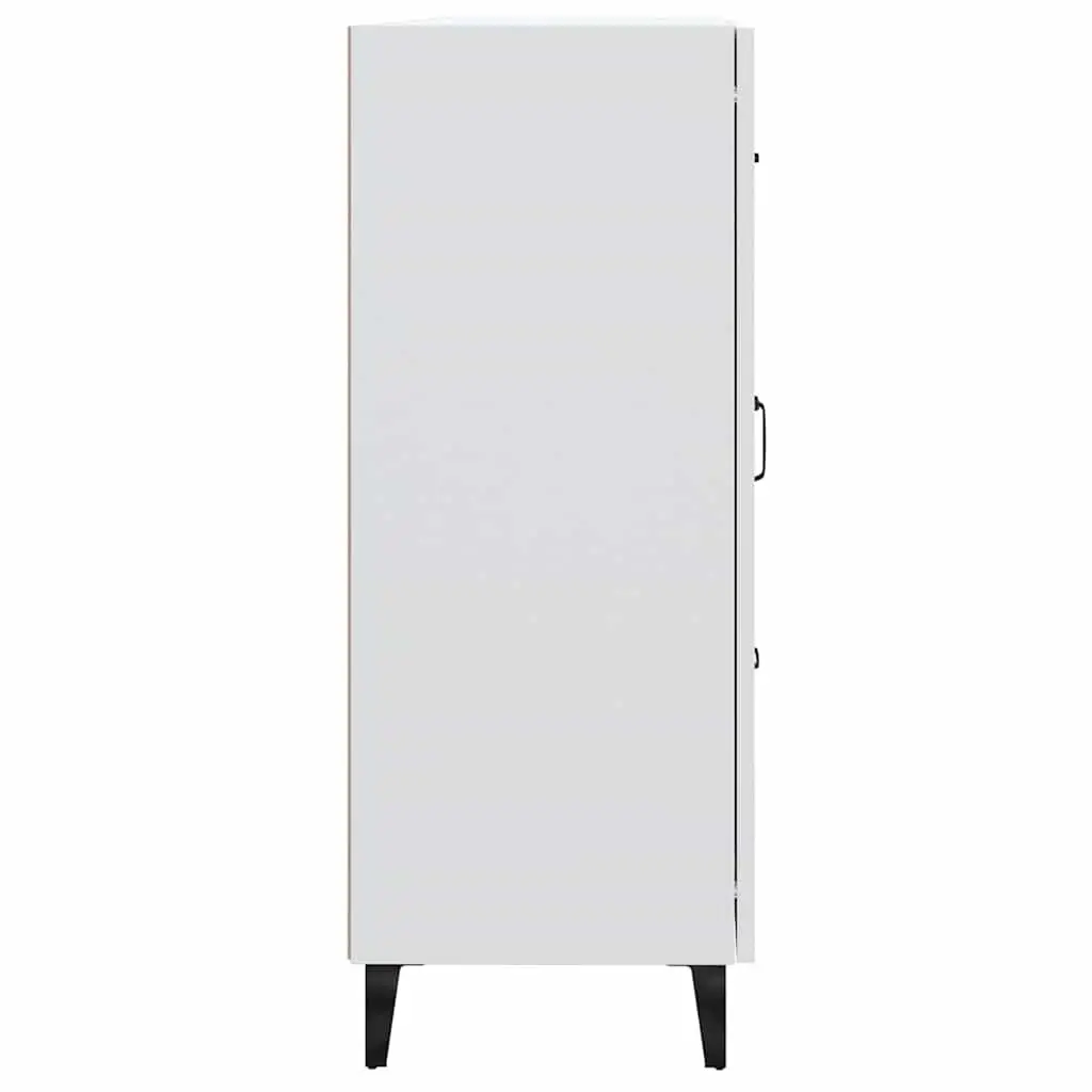 White Sideboard Cabinet Engineered Wood 69.5W x 34D x 90H cm