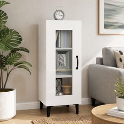 User-Friendly White High Gloss Sideboard Cabinet 90cm