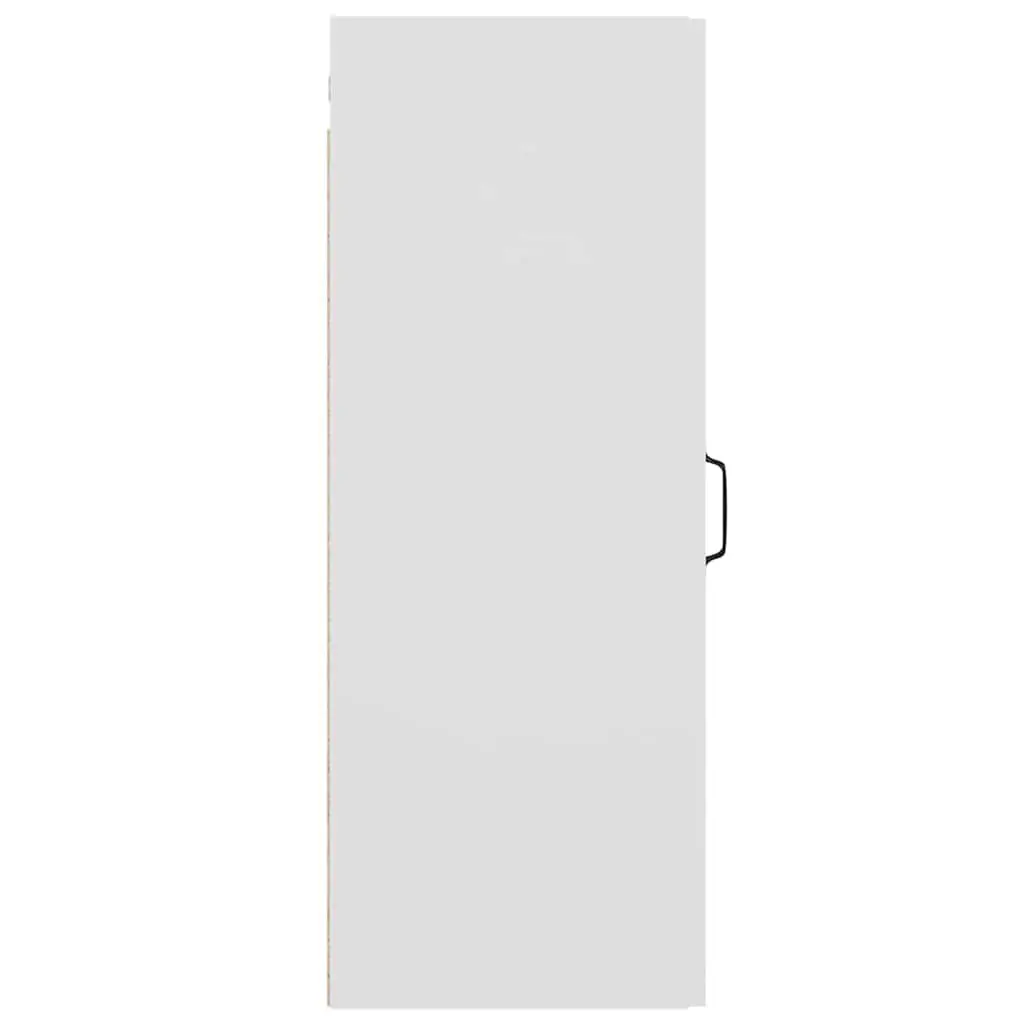Hanging Wall Cabinet White Storage Organiser 3 Compartments Living Room Bedroom