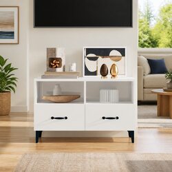 Your Friendly High Gloss White TV Cabinet Solution