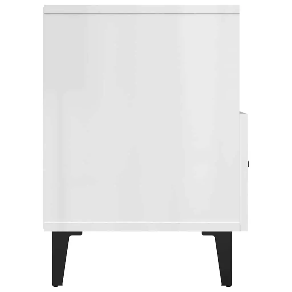 TV Cabinet High Gloss White Media Unit 80 x 36 x 50 cm