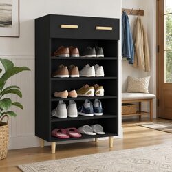 Friendly Black Shoe Cabinet for Your Shoes