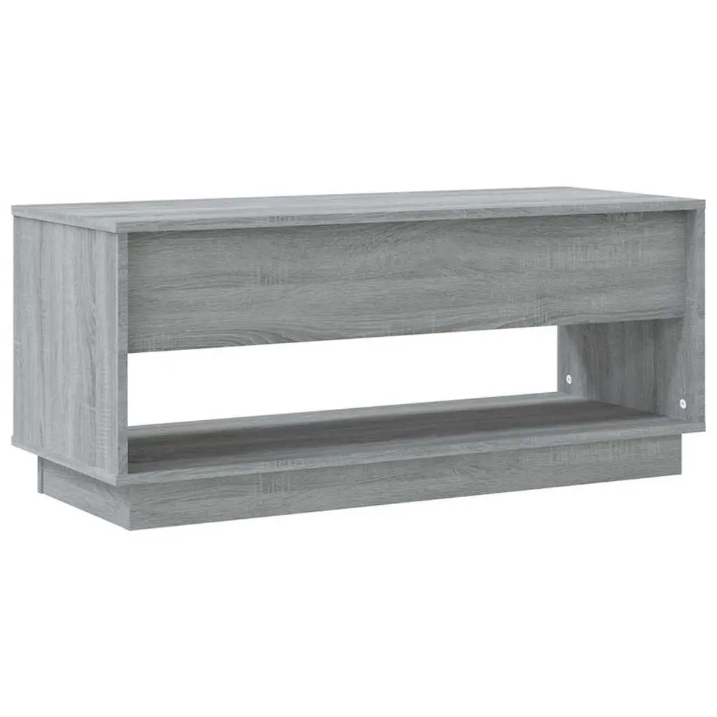 TV Cabinet Grey Sonoma Engineered Wood Lowboard 102 x 41 x 44 cm