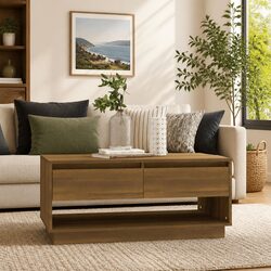 Your New Favorite Coffee Table: Brown Oak Design