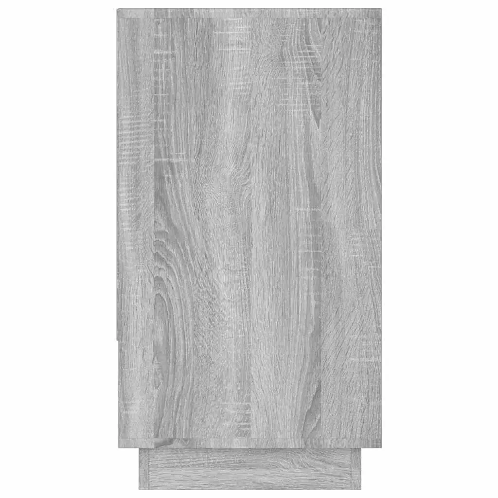 Sideboard Grey Sonoma Minimalist Storage Cabinet with 3 Drawers 1 Compartment
