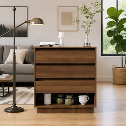 Enhance Your Space with a Brown Oak Sideboard Storage Cabinet