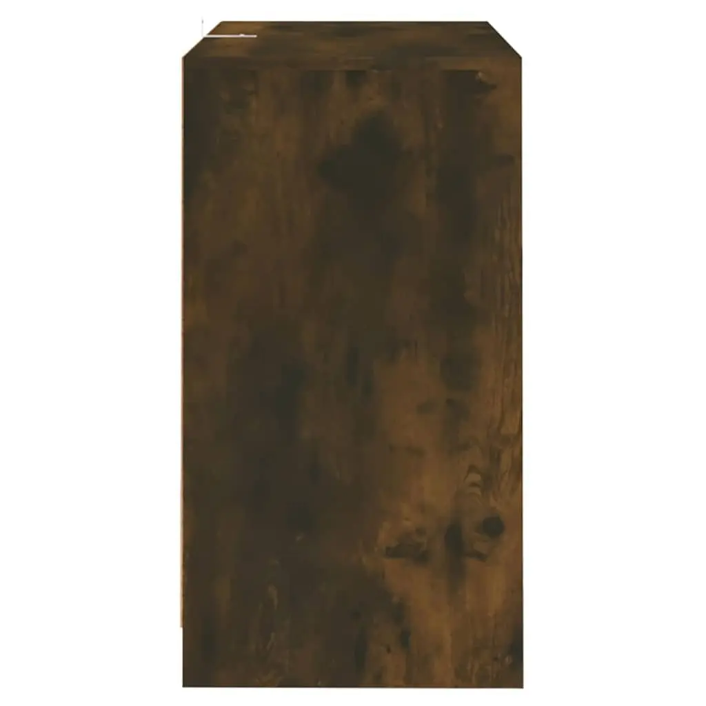 Sideboard Minimalist 4 Door Brown Storage Cabinet 70W x 41D x 75H cm
