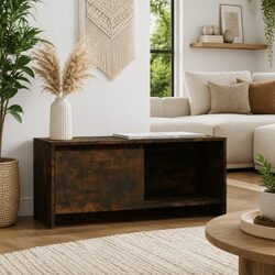 Your Friendly Brown TV Cabinet for Media Storage