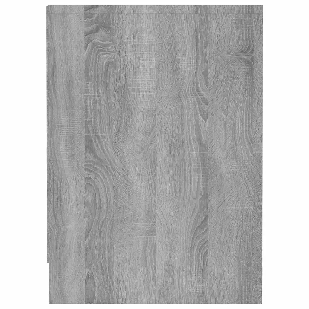 TV Cabinet with Storage Doors Compartments Grey Engineered Wood Media Unit
