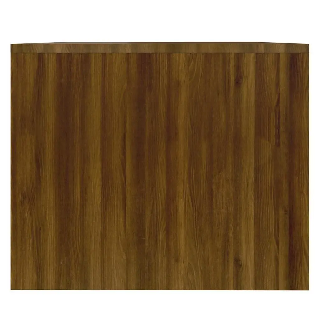 Coffee Table Modern Brown Oak with Storage Drawers 90L x 50W x 41.5H cm