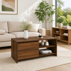 Your Perfect Coffee Table in Brown Oak for the Living Room