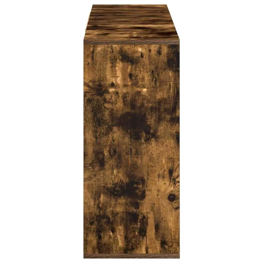 Sideboard with Shelves Brown Storage Cabinet Modern Design 120x30x75 cm