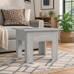 Coffee Table Grey Sonoma Modern Design Sturdy Living Room Accent Furniture