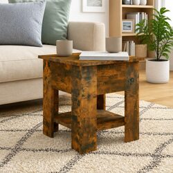 Your Perfect Brown Coffee Table with Storage Shelf