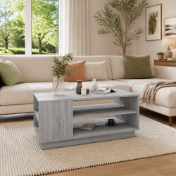 Your Friendly Grey Coffee Table with Storage