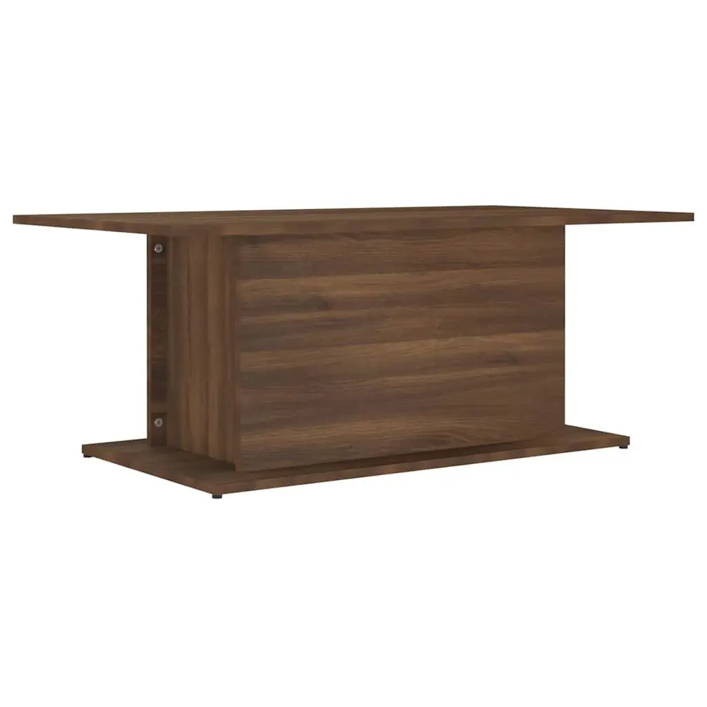 Brown Oak Coffee Table