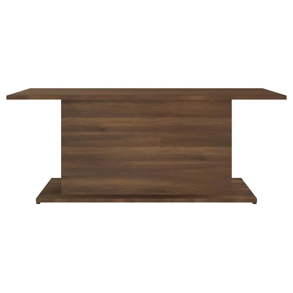 Brown Oak Coffee Table