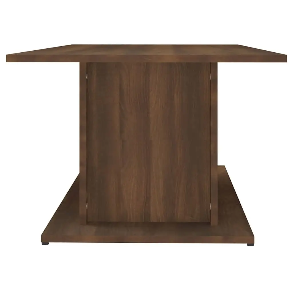 Brown Oak Coffee Table