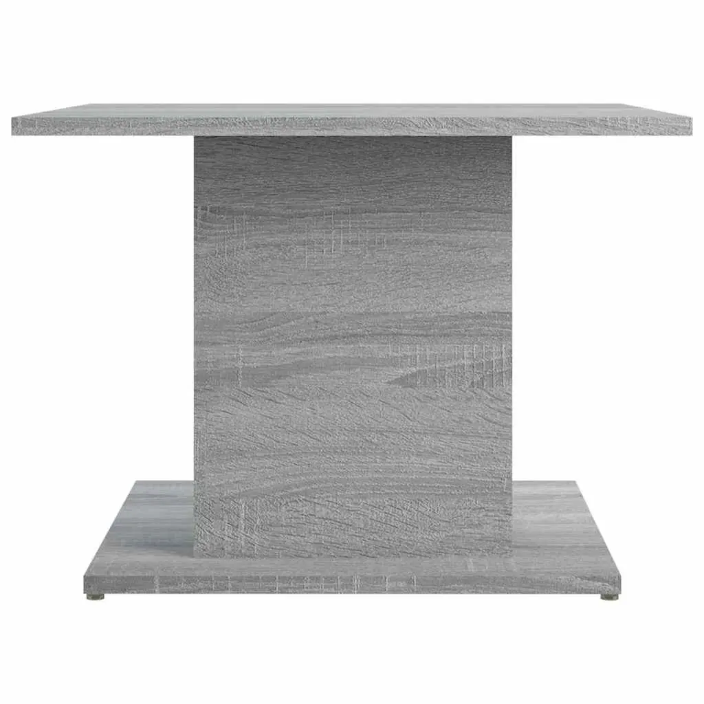 Coffee Table Grey Engineered Wood Living Room Accent Furniture 55.5 x 55.5 x 40 cm