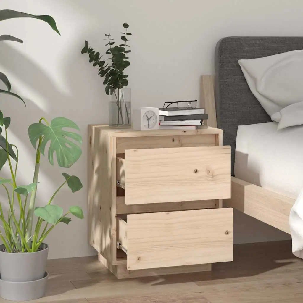 Wooden Bedside Cabinet for Easy Organization