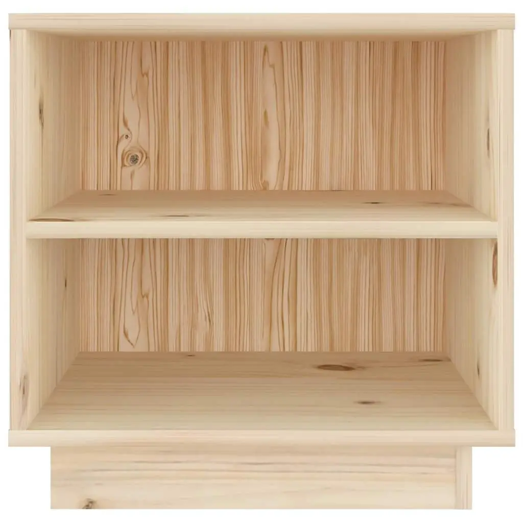 Bedside Tables Wooden 2 Piece 40x34x40 cm Brown Storage Cabinets