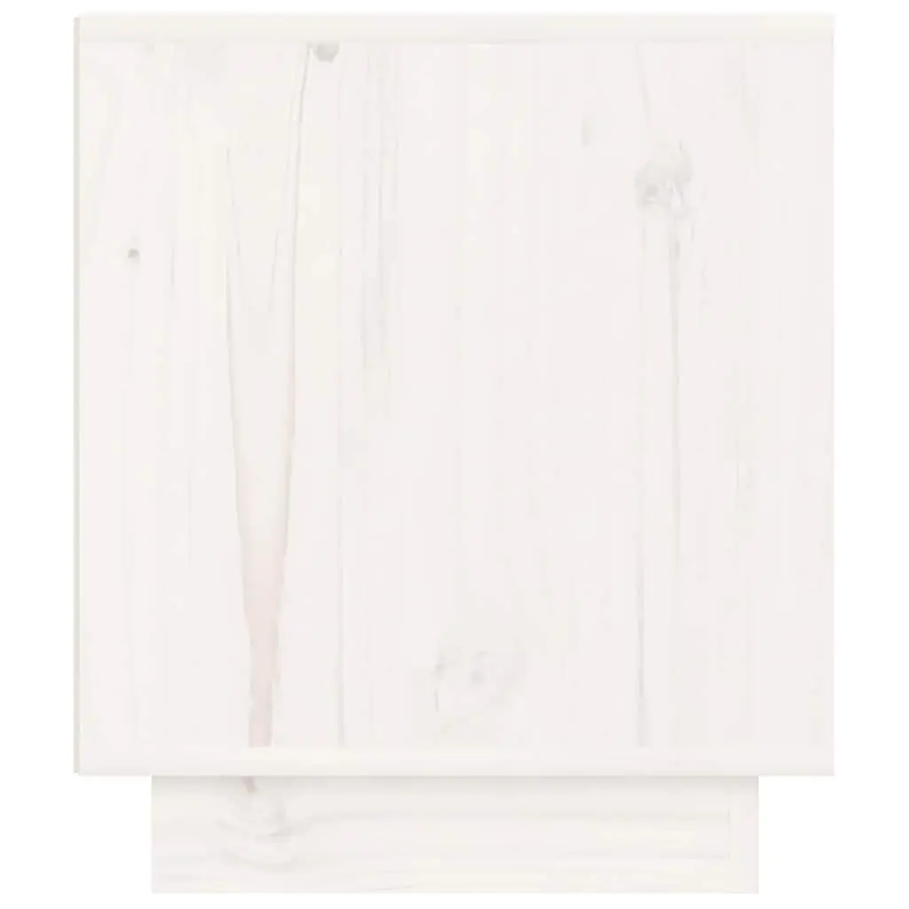Bedside Cabinets 2 pcs White 40x34x40 cm Wooden Storage Tables Side Units