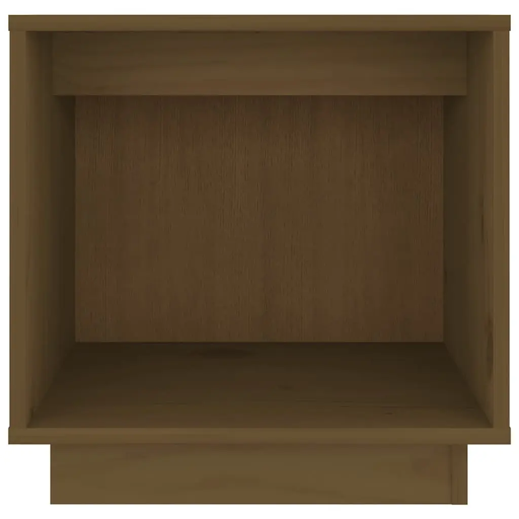 Bedside Table Brown Wooden Nightstand Storage Organiser 40x30x40cm