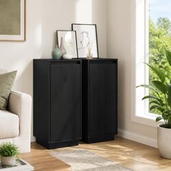 Your New Black Sideboard Cabinet: Solid Wood Storage Solution