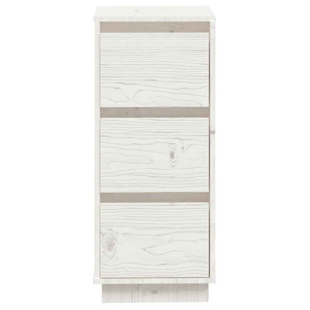 Solid Wood Sideboards White Storage Cabinet Dining Room Furniture 2 Pieces