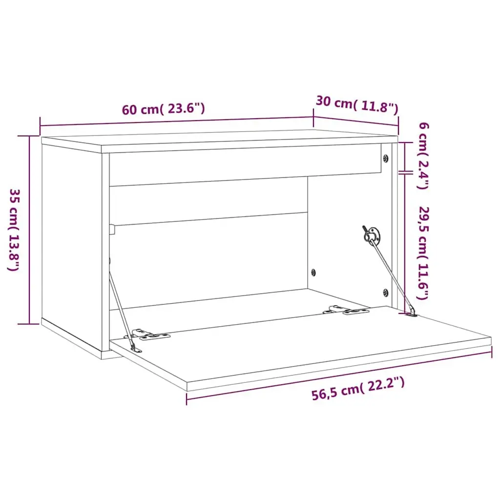 Wall Cabinet White Decorative Floating Shelving Unit Storage Display Organiser