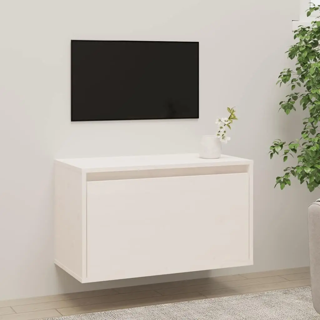 Wall Cabinet White Decorative Floating Shelving Unit Storage Display Organiser