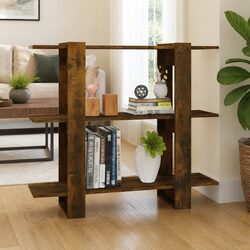 Charming Brown Wooden Book Cabinet for Your Home