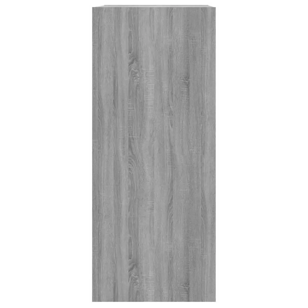 Book Cabinet Grey Room Divider Adjustable Shelving Storage Display Organiser 40 x 30 x 72 cm
