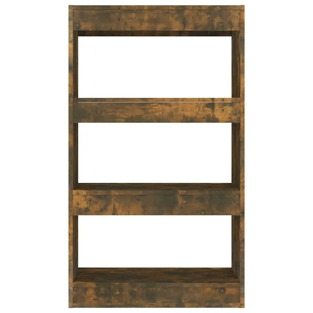 Book Cabinet Room Divider Smoked Oak 60x30x103cm Engineered Wood