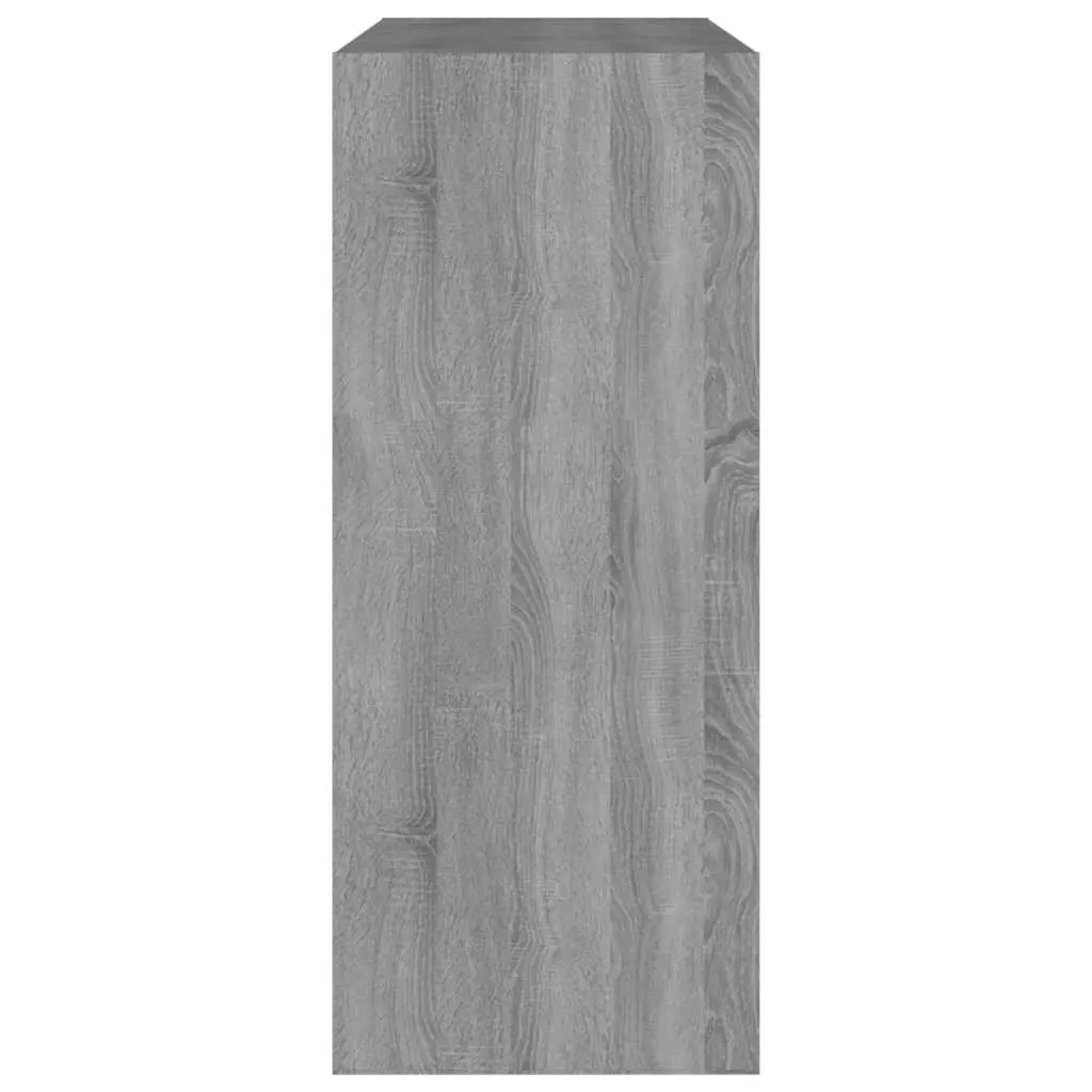 Book Cabinet Room Divider Grey Shelving Unit Storage Bookcase 80x30x72cm