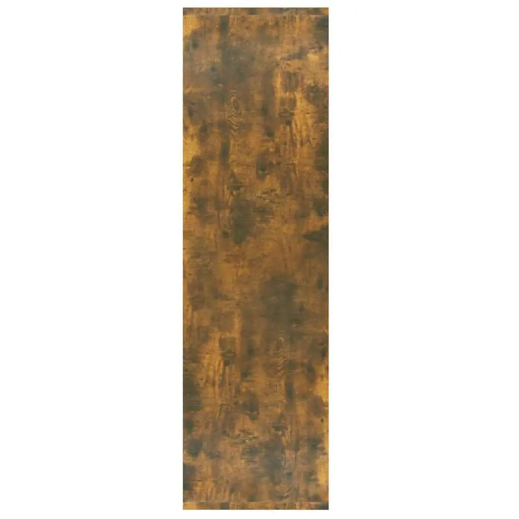 Storage Shelf Engineered Wood Smoked Oak Room Divider 80cm x 30cm x 103cm