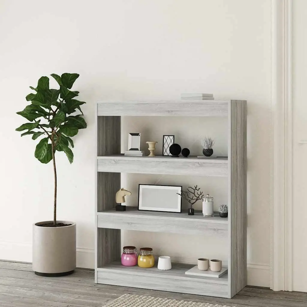 Grey Sonoma Book Cabinet Room Divider
