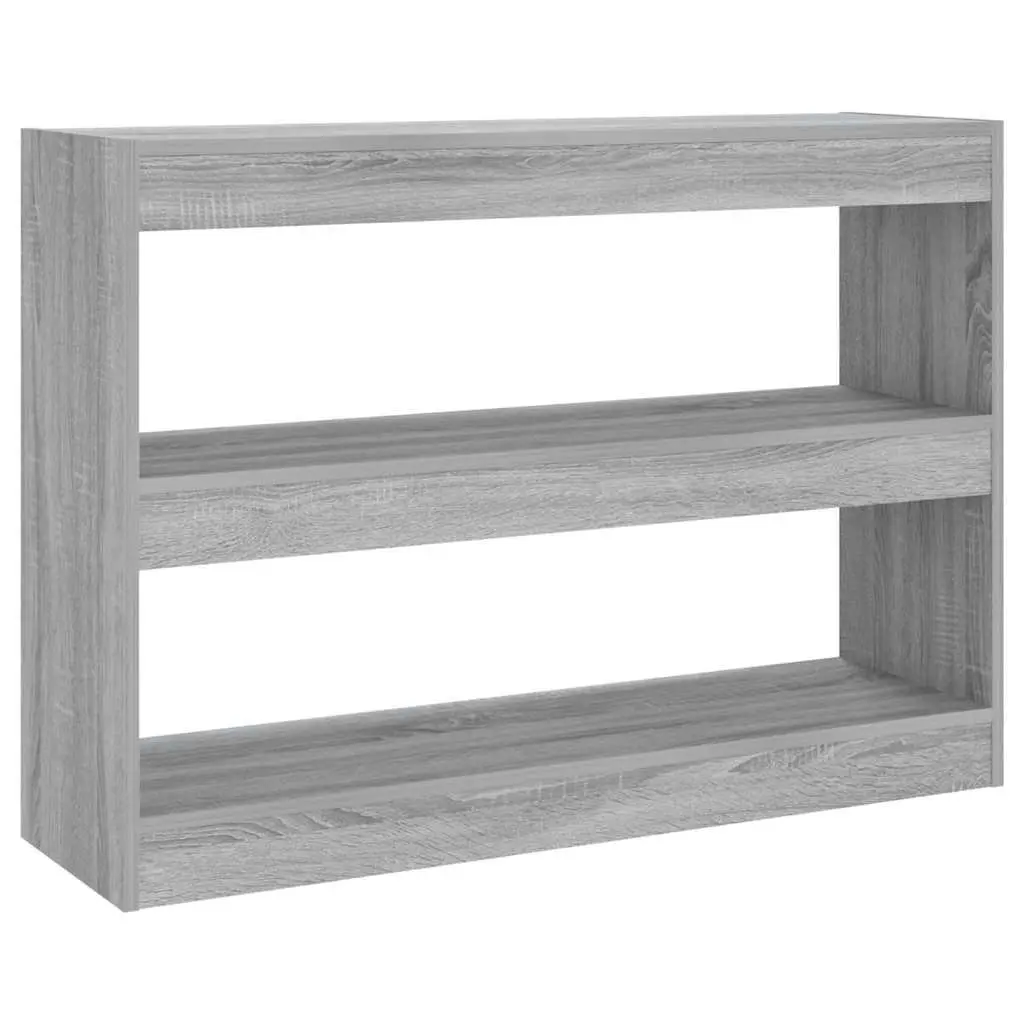 Book Cabinet Room Divider Grey Sonoma 100x30x72cm