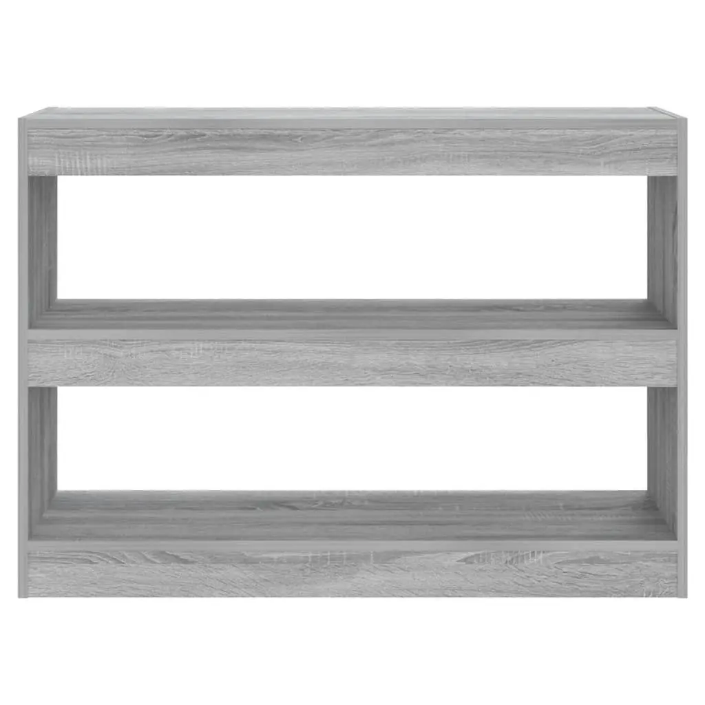 Book Cabinet Room Divider Grey Sonoma 100x30x72cm
