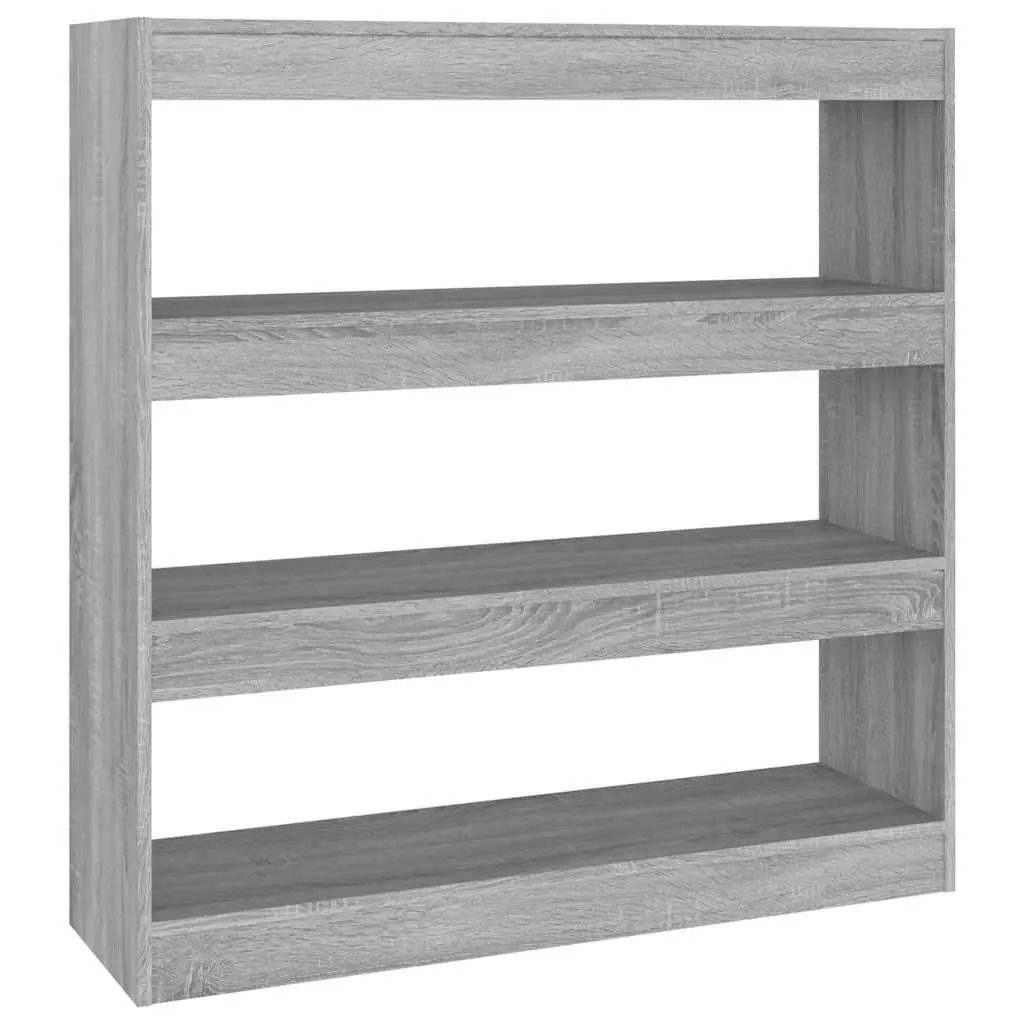 Book Cabinet Room Divider Grey Sonoma Open Shelving Unit Storage Organiser